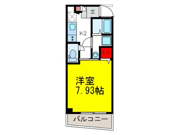 ＧＲＡＣＥ長居パ－クの物件間取画像